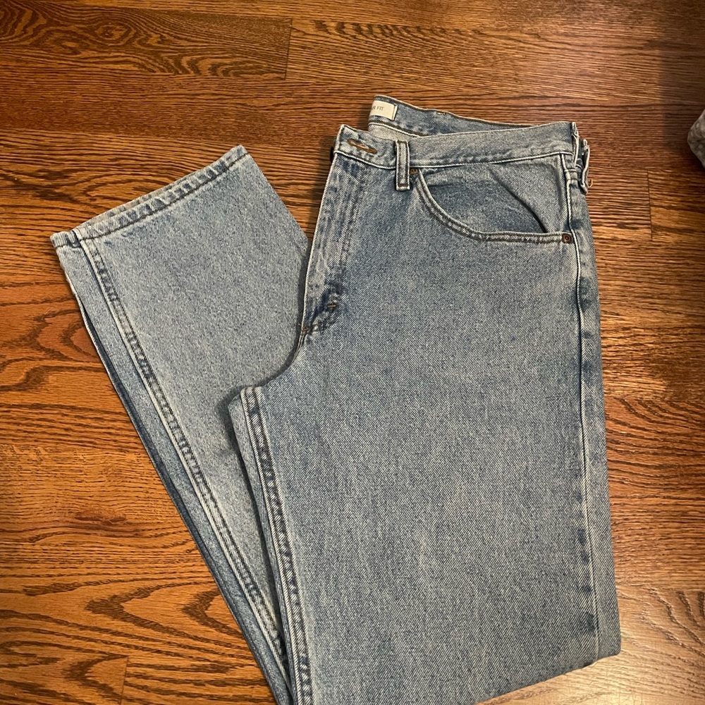Lee Men's Straight Blue Jeans